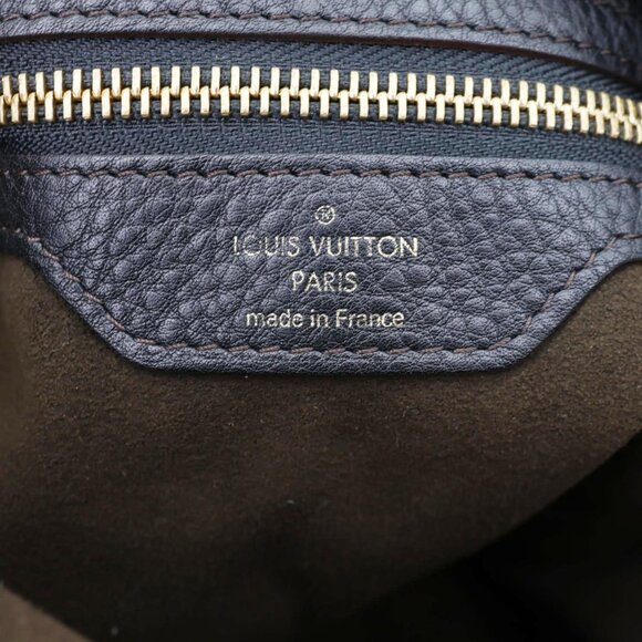 Louis Vuitton  Selene MM Mahina Leather Tote Shoulder Bag Black - Picture 15 of 16